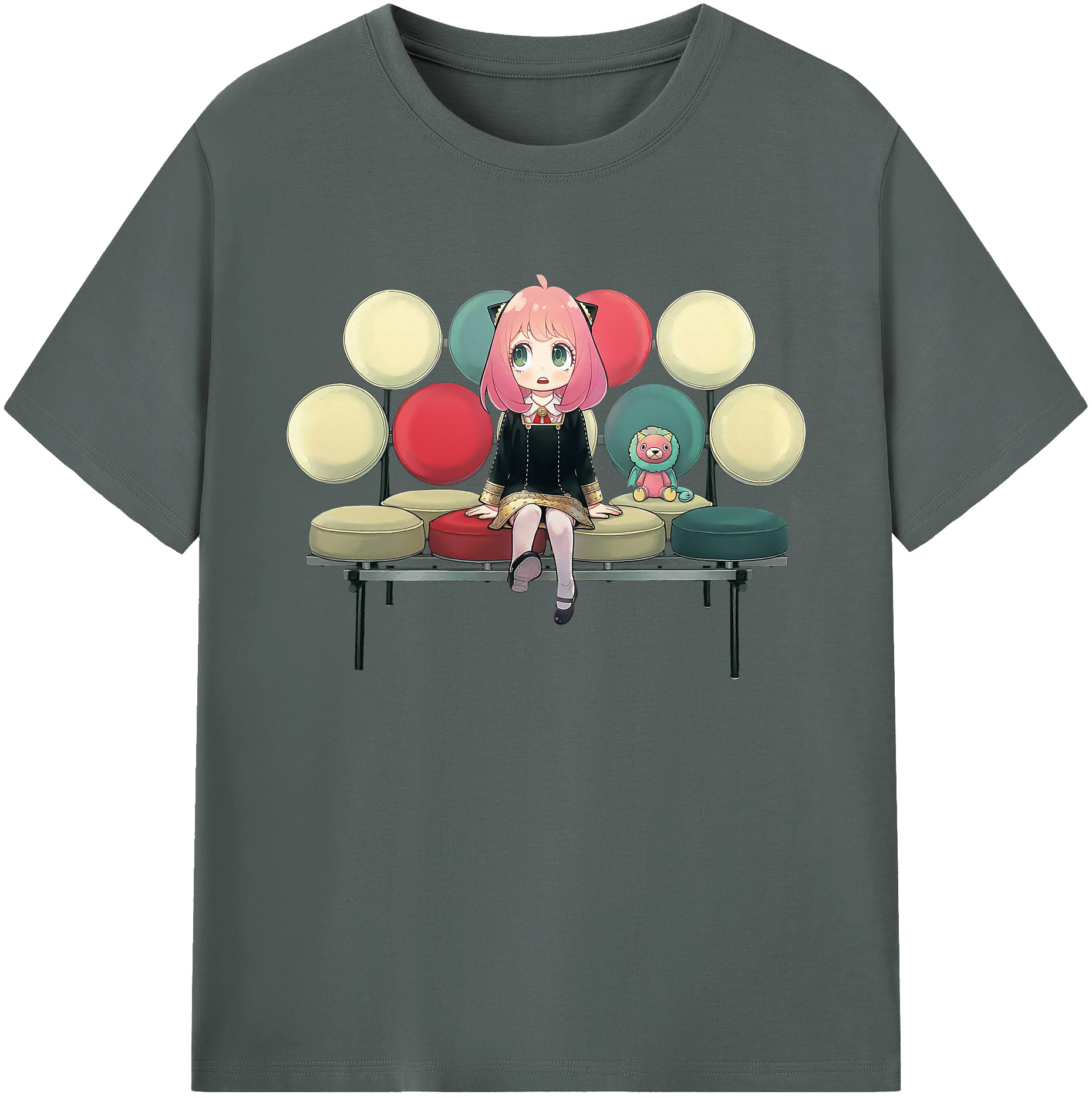 （画像用） SPY×FAMILY间谍家家酒 綿100％ メンズ半袖Tシャツ｜肌触りやわらか＆通気性